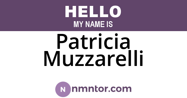 Patricia Muzzarelli