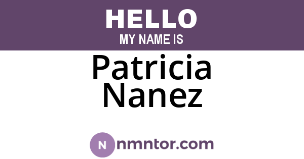 Patricia Nanez