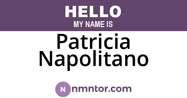 Patricia Napolitano