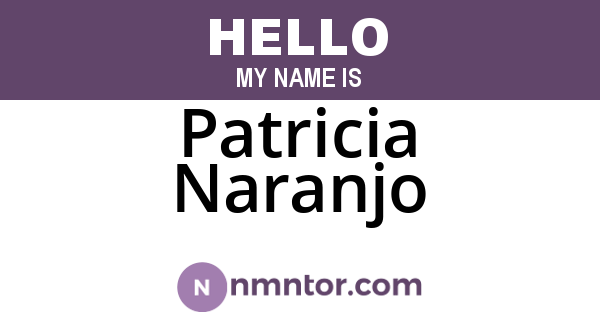 Patricia Naranjo