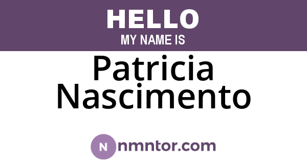 Patricia Nascimento