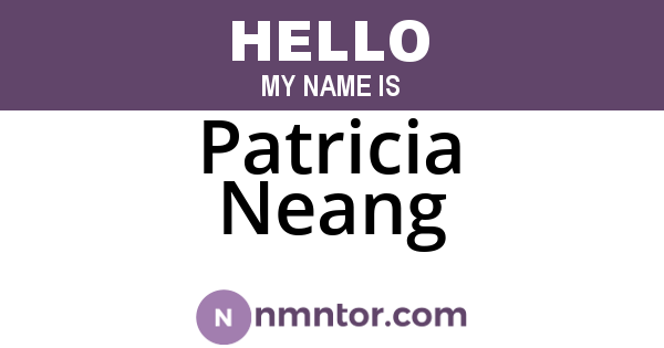 Patricia Neang