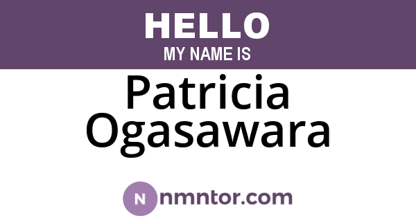 Patricia Ogasawara