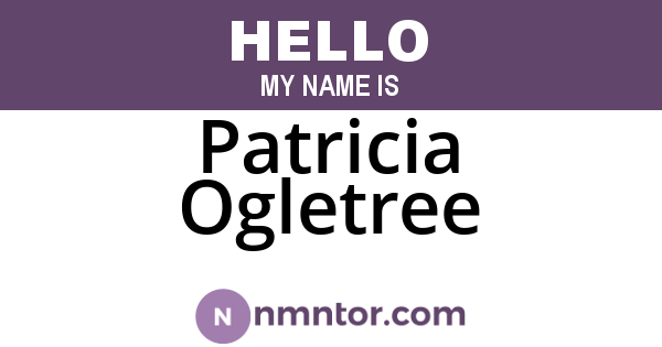 Patricia Ogletree