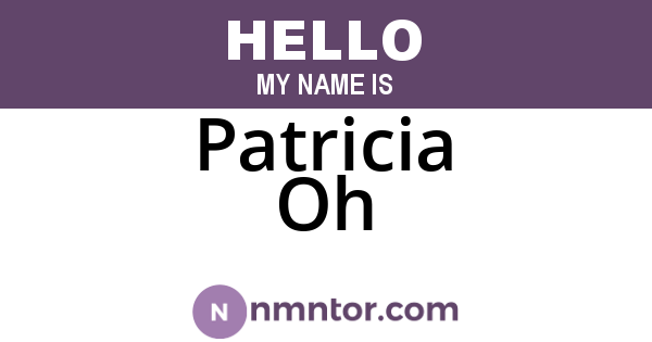 Patricia Oh