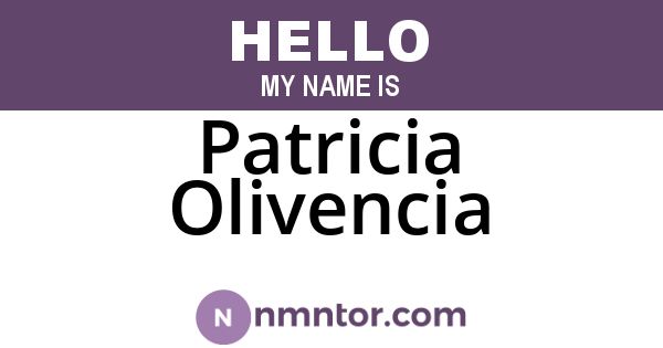 Patricia Olivencia
