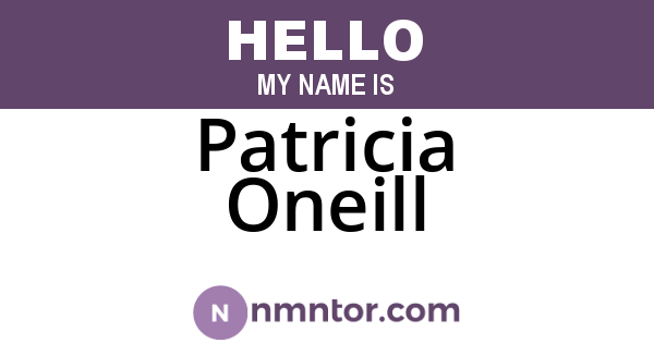 Patricia Oneill