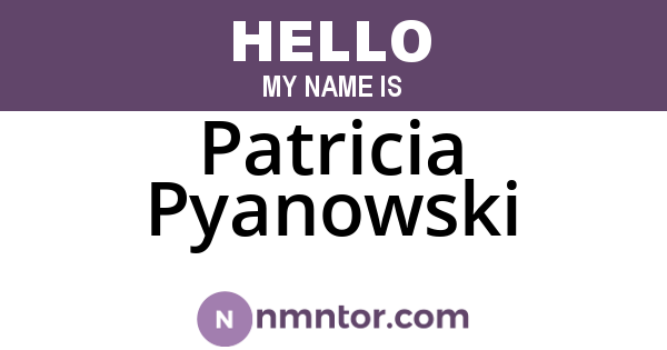 Patricia Pyanowski