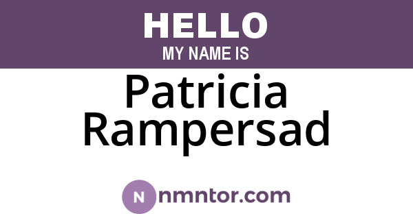 Patricia Rampersad