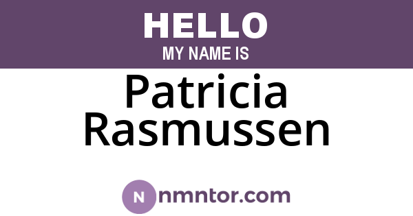 Patricia Rasmussen