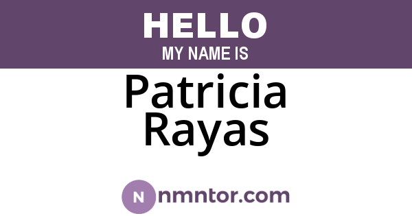 Patricia Rayas