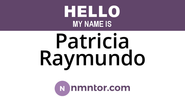 Patricia Raymundo