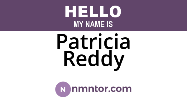 Patricia Reddy
