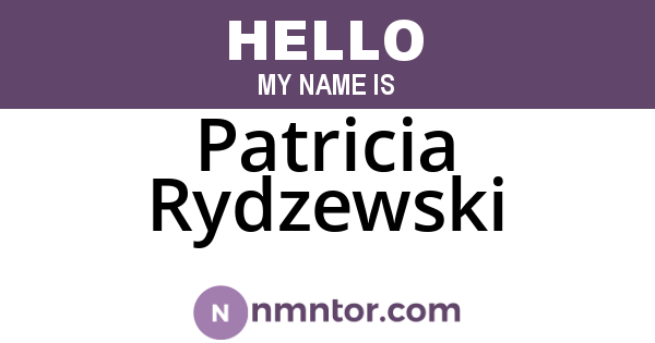 Patricia Rydzewski