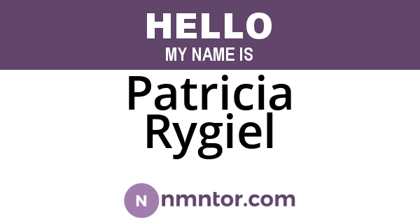 Patricia Rygiel