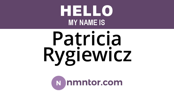 Patricia Rygiewicz