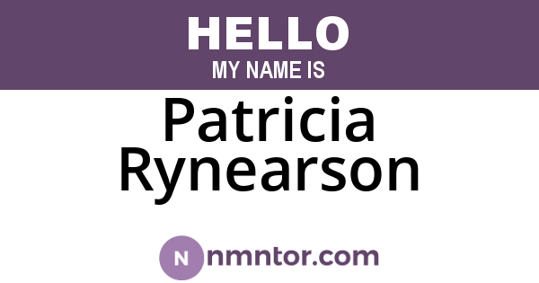 Patricia Rynearson