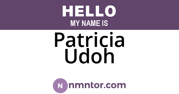 Patricia Udoh