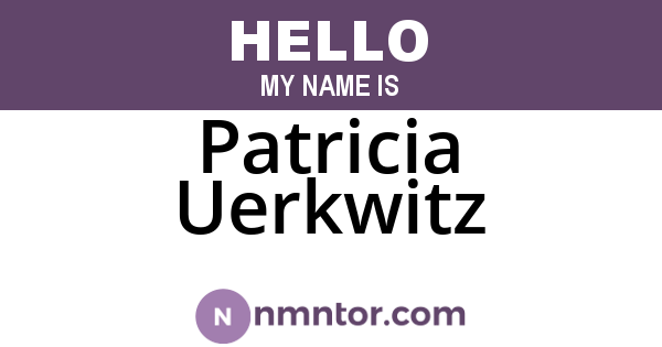 Patricia Uerkwitz