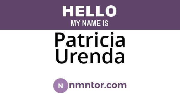 Patricia Urenda