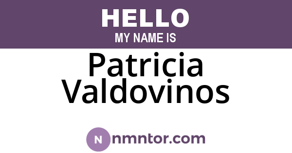 Patricia Valdovinos