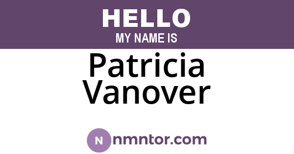 Patricia Vanover