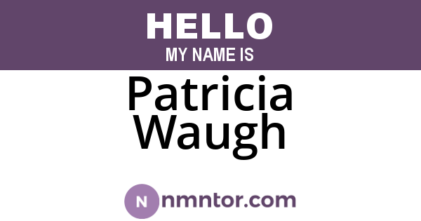 Patricia Waugh
