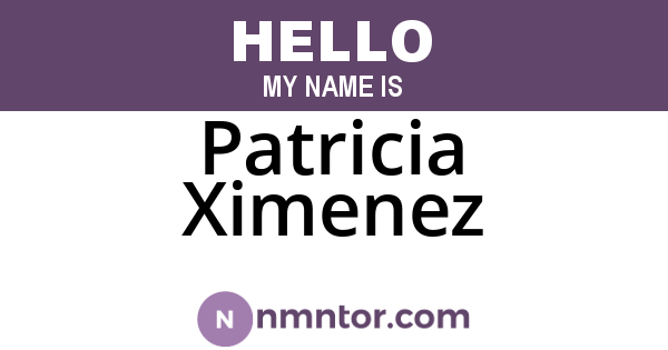 Patricia Ximenez