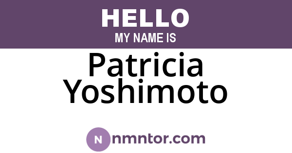 Patricia Yoshimoto