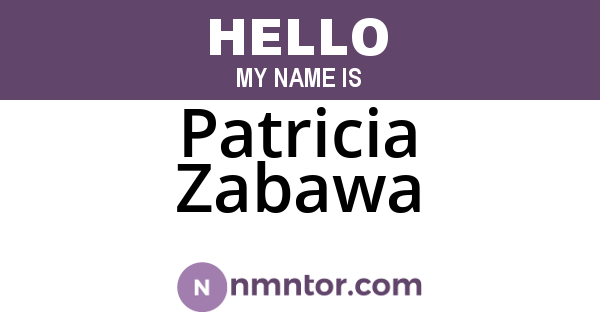 Patricia Zabawa