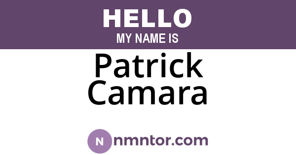 Patrick Camara