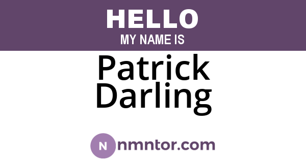 Patrick Darling