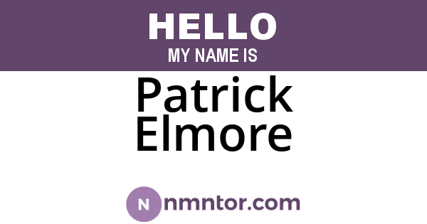 Patrick Elmore