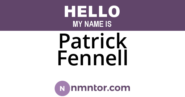 Patrick Fennell