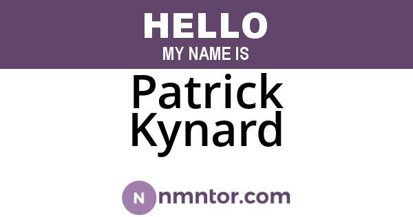 Patrick Kynard