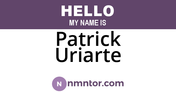 Patrick Uriarte