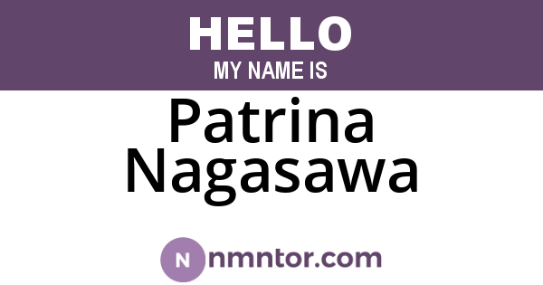 Patrina Nagasawa
