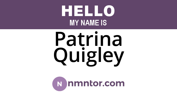 Patrina Quigley