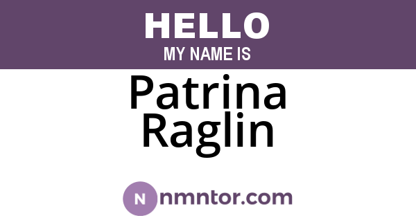 Patrina Raglin