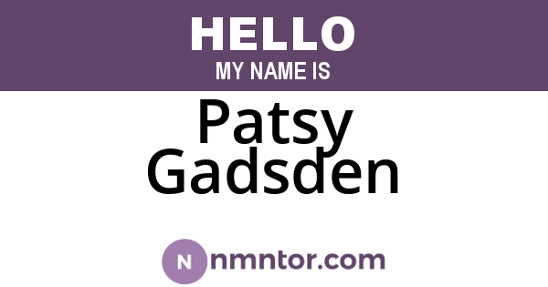 Patsy Gadsden