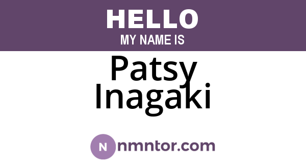 Patsy Inagaki
