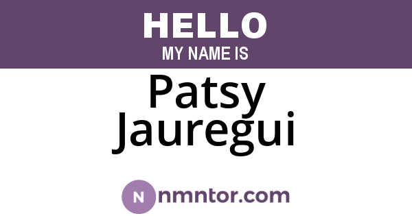 Patsy Jauregui