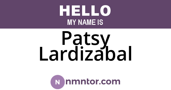 Patsy Lardizabal