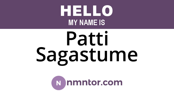 Patti Sagastume