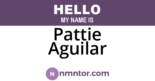 Pattie Aguilar