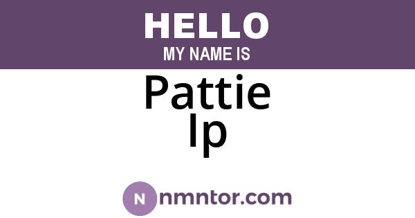 Pattie Ip