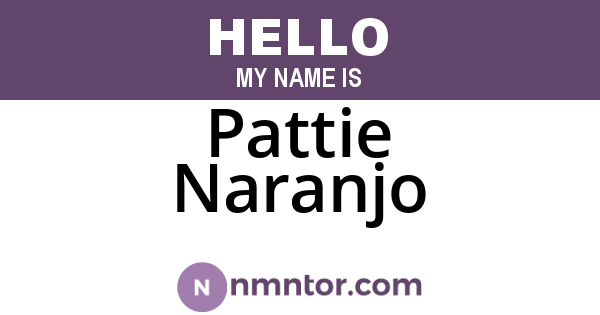 Pattie Naranjo