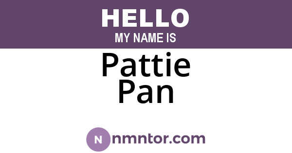 Pattie Pan