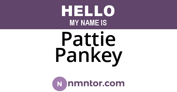 Pattie Pankey