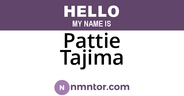 Pattie Tajima